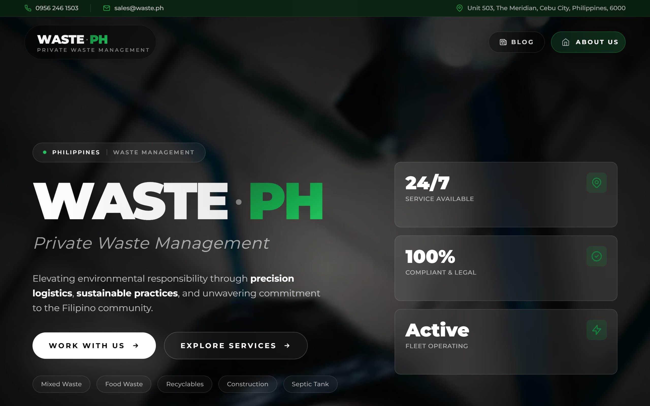 WastePH homepage